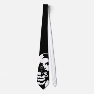 girl with gun tie