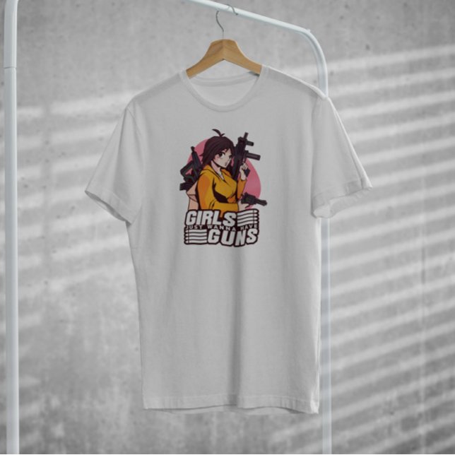 Girl With Guns Anime  T-Shirt (Creator Uploaded)