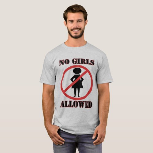 Girl with Hands on Hips Universal No Circle Line T_Shirt