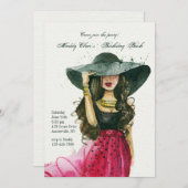Girl With Hat Invitation (Front/Back)