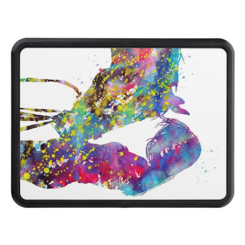 Girl With Horse Colorful Hitch Cover