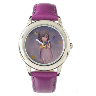 Girl with Kawaii Star Watch