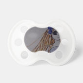 girl with long hair pacifier (Front)