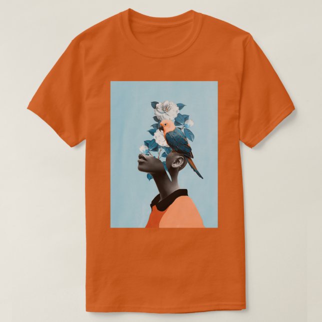 Girl with parrot T-Shirt (Design Front)