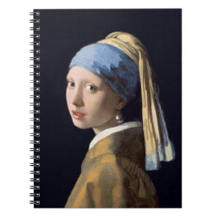 Girl with pearl earring 1665 Johannes Vermeer Notebook