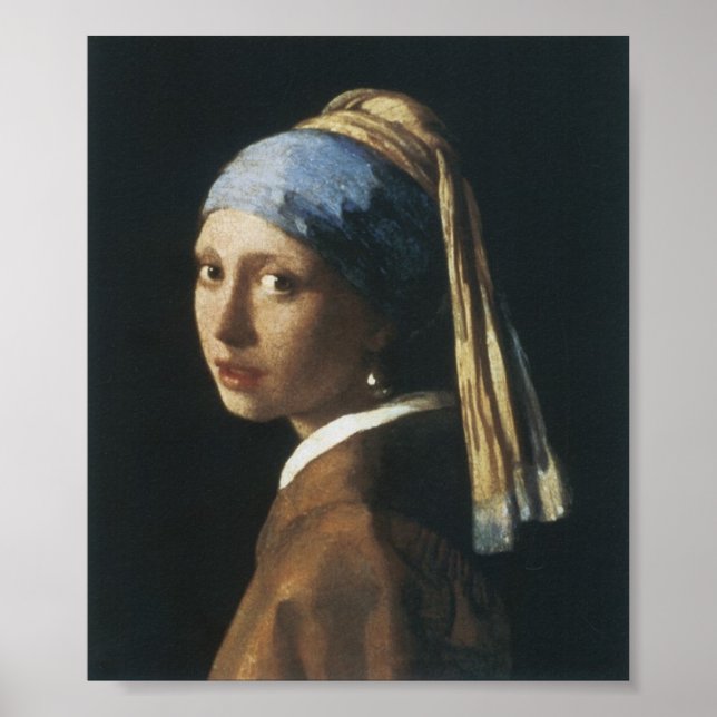 Girl with Pearl Earring Wall Poster (Front)