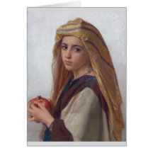 Girl with Pomegranate William-Adolphe Bouguereau