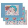 Girl With Red Rose Beret Watercolor Be True To You Wrapping Paper Sheets