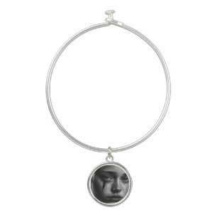 Girl with tears bangle bracelet