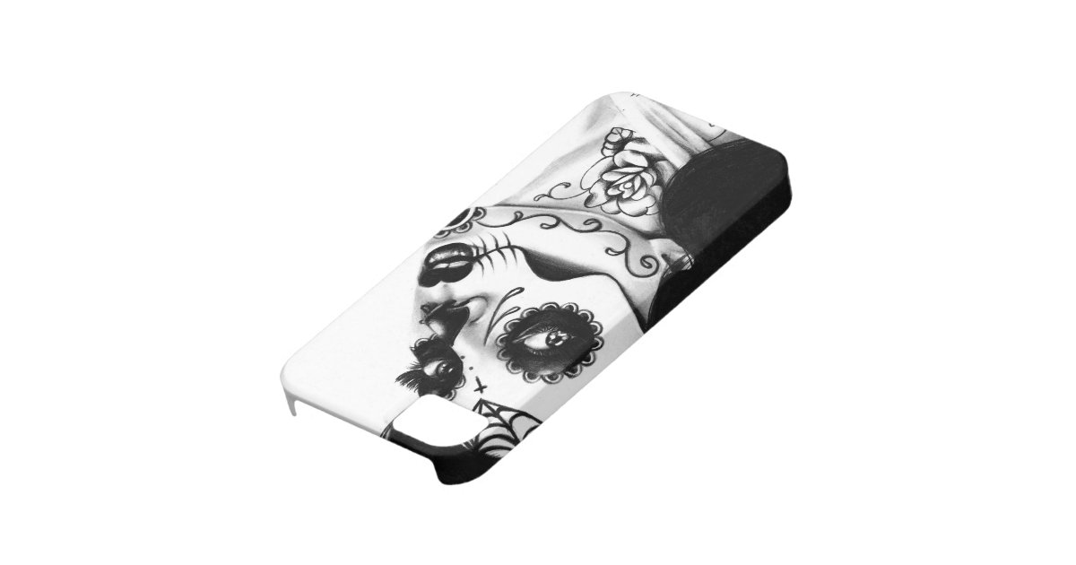 Girl With The Neck Tattoo by Carissa Rose iPhone SE/5/5s Case | Zazzle