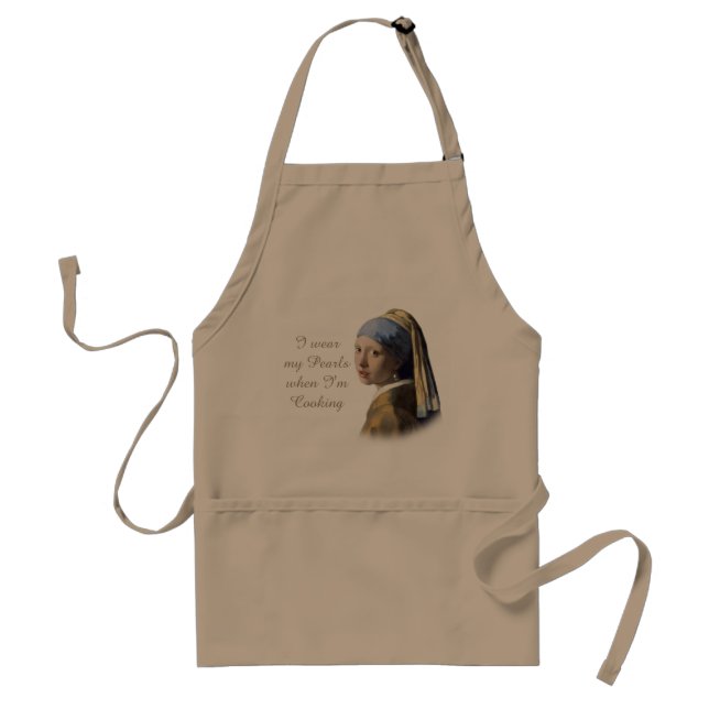 Girl with the Pearl Earring Adult Apron (Front)