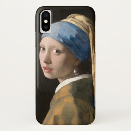 Girl with the pearl earring _ Johannes Vermeer iPhone X Case