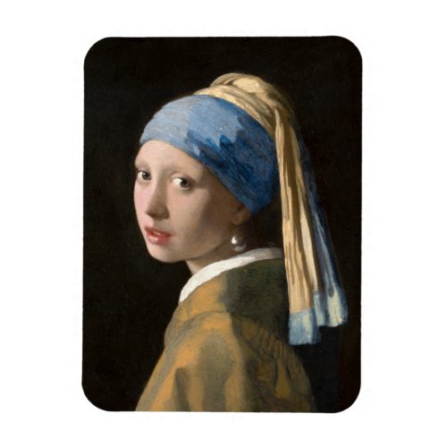 Girl with the pearl earring _ Johannes Vermeer Magnet