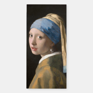 Girl with the pearl earring - Johannes Vermeer Magnetic Notepad