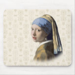 Girl With The Pearl Earring Mouse Pad at Zazzle