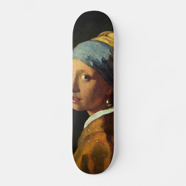 Girl with the Pearl Earring Skateboard (Front)