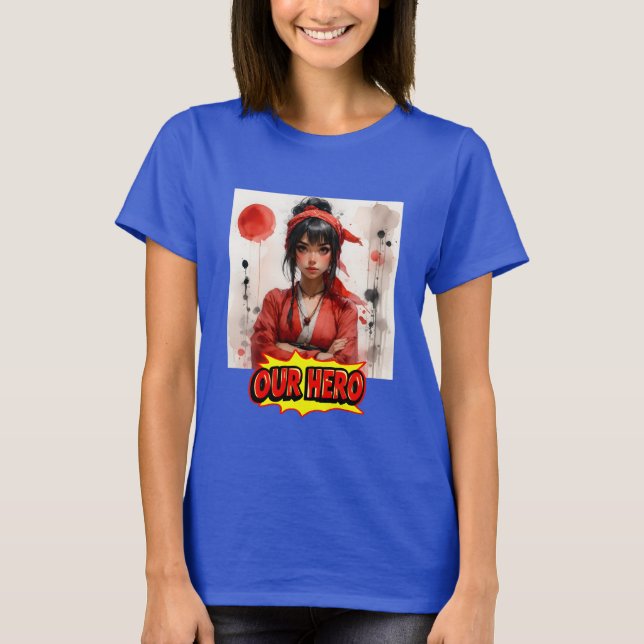 Girl With The Red Bandana Our Hero Music Concert T-Shirt (Front)