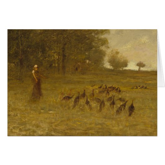 Girl with Turkeys (Front Horizontal)