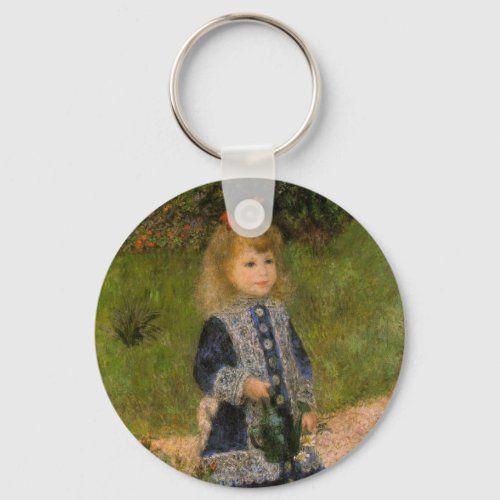 Girl with Watercan by Renoir Keychain