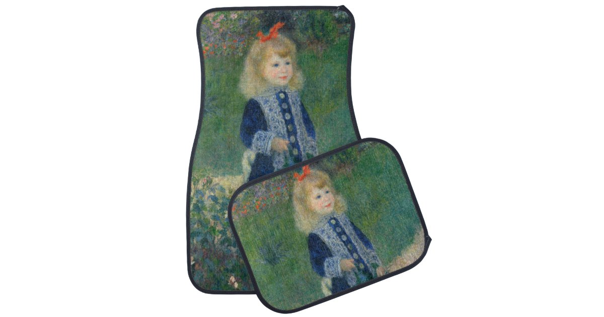 Girl With Watering Can Pierre Auguste Renoir Car Floor Mat Zazzle