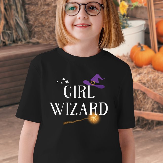 Girl Wizard - Family Matching Halloween  T-Shirt (Creator Uploaded)