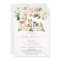 Girl Woodland Baby Shower Blush Floral