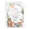 Girl woodland greenery blush floral baby shower