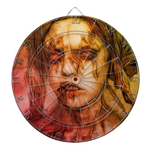 Girl zombie darts Dartboard