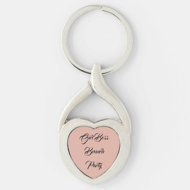 GirlBoss Brunch Party Keychain (Front)