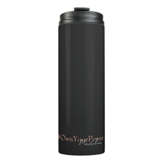 Girlboss Empowerment Gift - Personalized Name – Thermal Tumbler (Front)