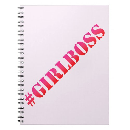 GirlBoss _ Fun quote Notebook