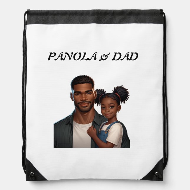 GirlDad Keepsake Backpack – Panola & Dad Edition (Front)