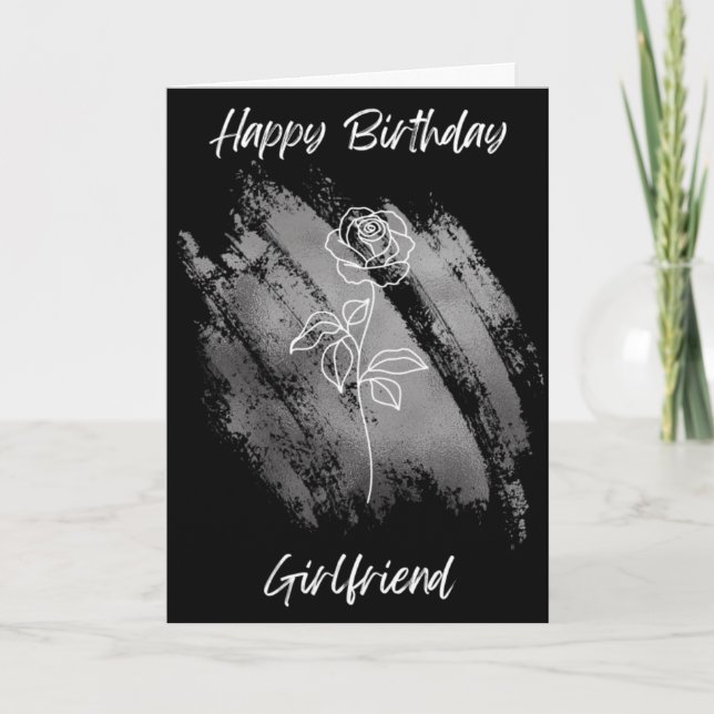 Girlfriend Birthday Card (Front)