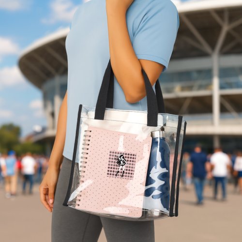 girlfriend clear tote bag