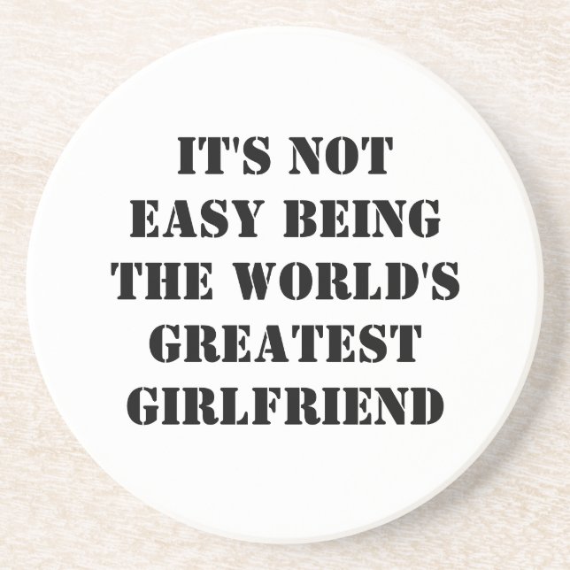 Girlfriend Drink Coaster (Front)