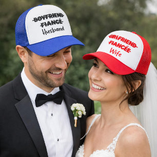 Girlfriend Fiance Wife Wedding Party Trucker Hat