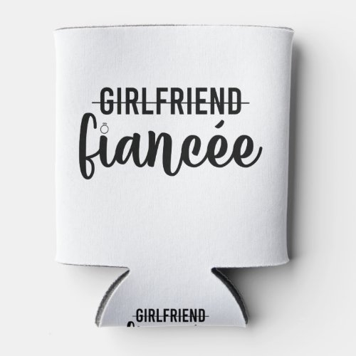 Girlfriend Fiancee Engagement Party Gift Engaged Can Cooler