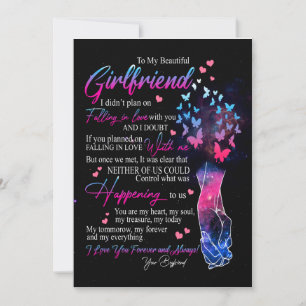 Girlfriend Gifts   Letter To My Girlfriend Invitation