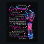 Girlfriend Gifts | Letter To My Girlfriend Photo Print<br><div class="desc">Girlfriend Gifts | To My Beautiful Girlfriend Falling In Love With You I Love You Forever And Always Love From Boyfriend</div>