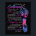 Girlfriend Gifts | Letter To My Girlfriend Photo Print<br><div class="desc">Girlfriend Gifts | To My Beautiful Girlfriend Falling In Love With You I Love You Forever And Always Love From Boyfriend</div>