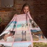 Girlfriend I Will Love You Photo Collage Fleece Blanket<br><div class="desc">Give your girlfriend something special this christmas or any other occassion! Wrap them up in this gorgeous photo collage blanket with text that reads 'GIRLFRIEND I WILL ALWAYS LOVE YOU'. The font style,  size and color can be changed by clicking on the customize further link after personalizing.</div>