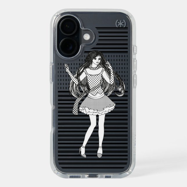 girlfriend speck iPhone case (Front (Black))