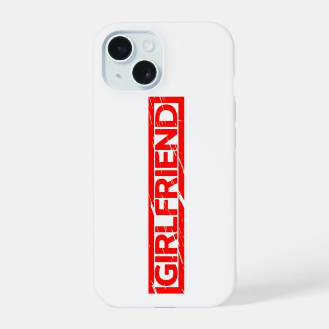 Girlfriend Stamp Iphone Case (Back)