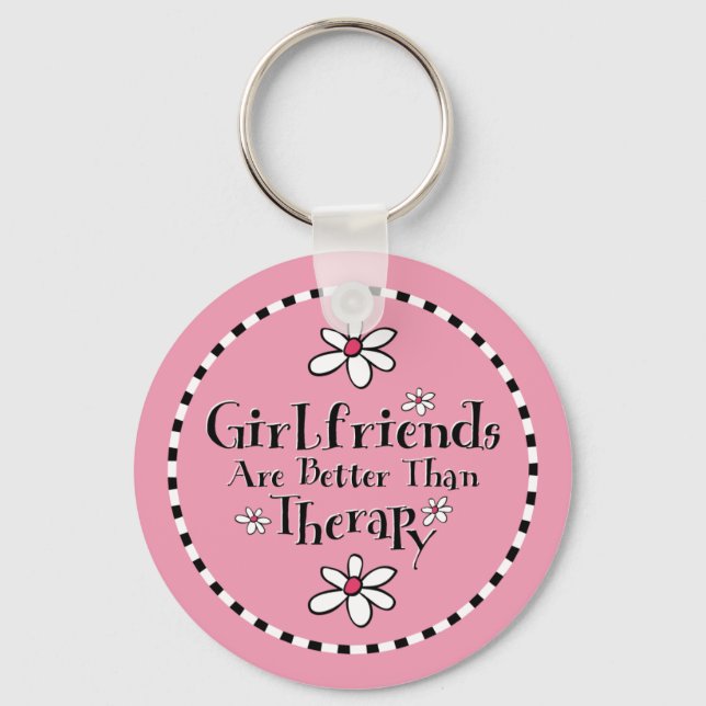 Girlfriend Therapy Keychain (Front)