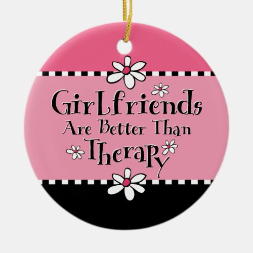 Girlfriend Therapy Personalized Ornament
