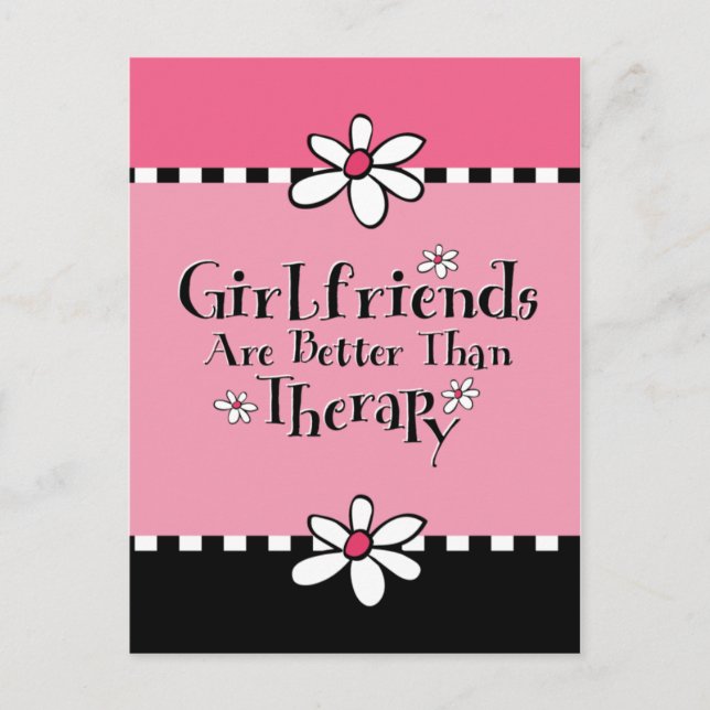 Girlfriend Therapy Postcard (Front)