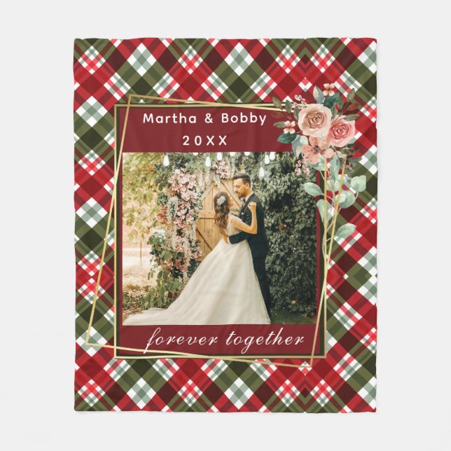 Girlfriend Together Forever Photo  Fleece Blanket (Front)
