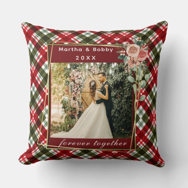 Girlfriend Together Forever Photo  Throw Pillow (Front)