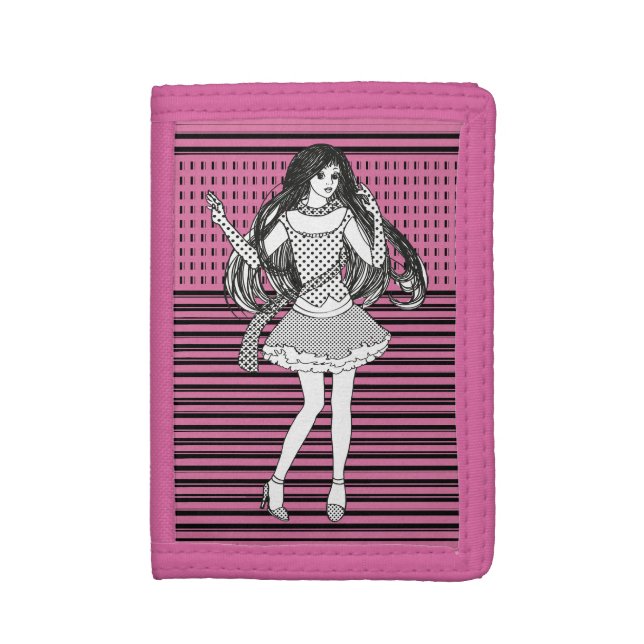 girlfriend trifold wallet (Front Vertical)