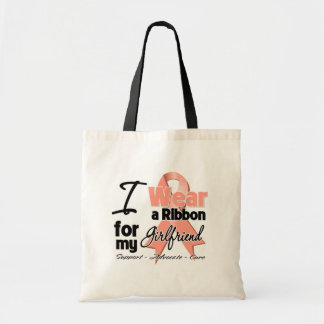 Girlfriend  - Uterine Cancer Ribbon Tote Bag